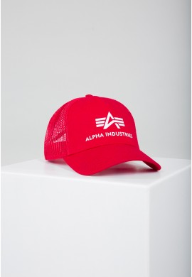 Alpha Industries Basic Trucker Cap Speed Red