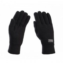 Γάντια Πλεκτά Thinsulate της Μαύρα
