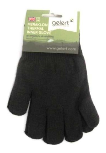 Gloves Gelert Meraklon Termal Black