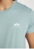 Alpha Industries Basic Small Logo T-shirt Grey Blue