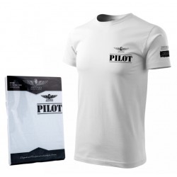 T-shirt with the sign PILOT White