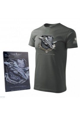 T-shirt with fighter aircraft F-16CJ Fighter FALCON