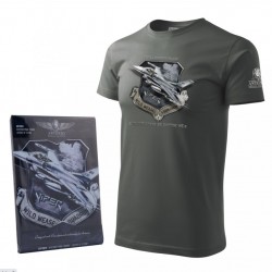 T-shirt with fighter aircraft F-16CJ Fighter FALCON