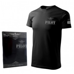 T-shirt with the sign PILOT Black