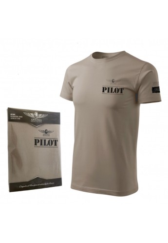T-shirt with the sign PILOT Grey